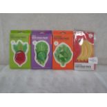4x Various Fruit/Veg Hot/Cold Packs - All Packaged.