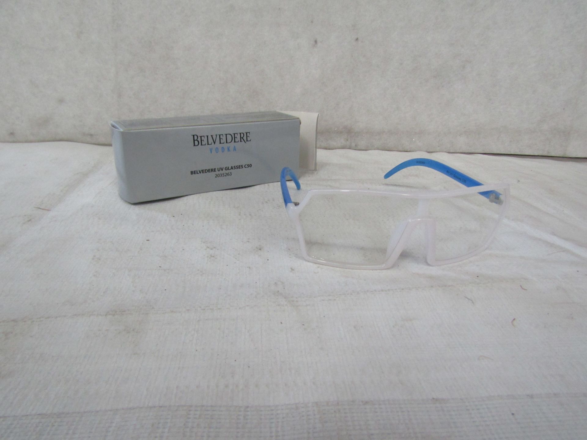 5x Belvedere Vodka - UV Glasses - New & Boxed.