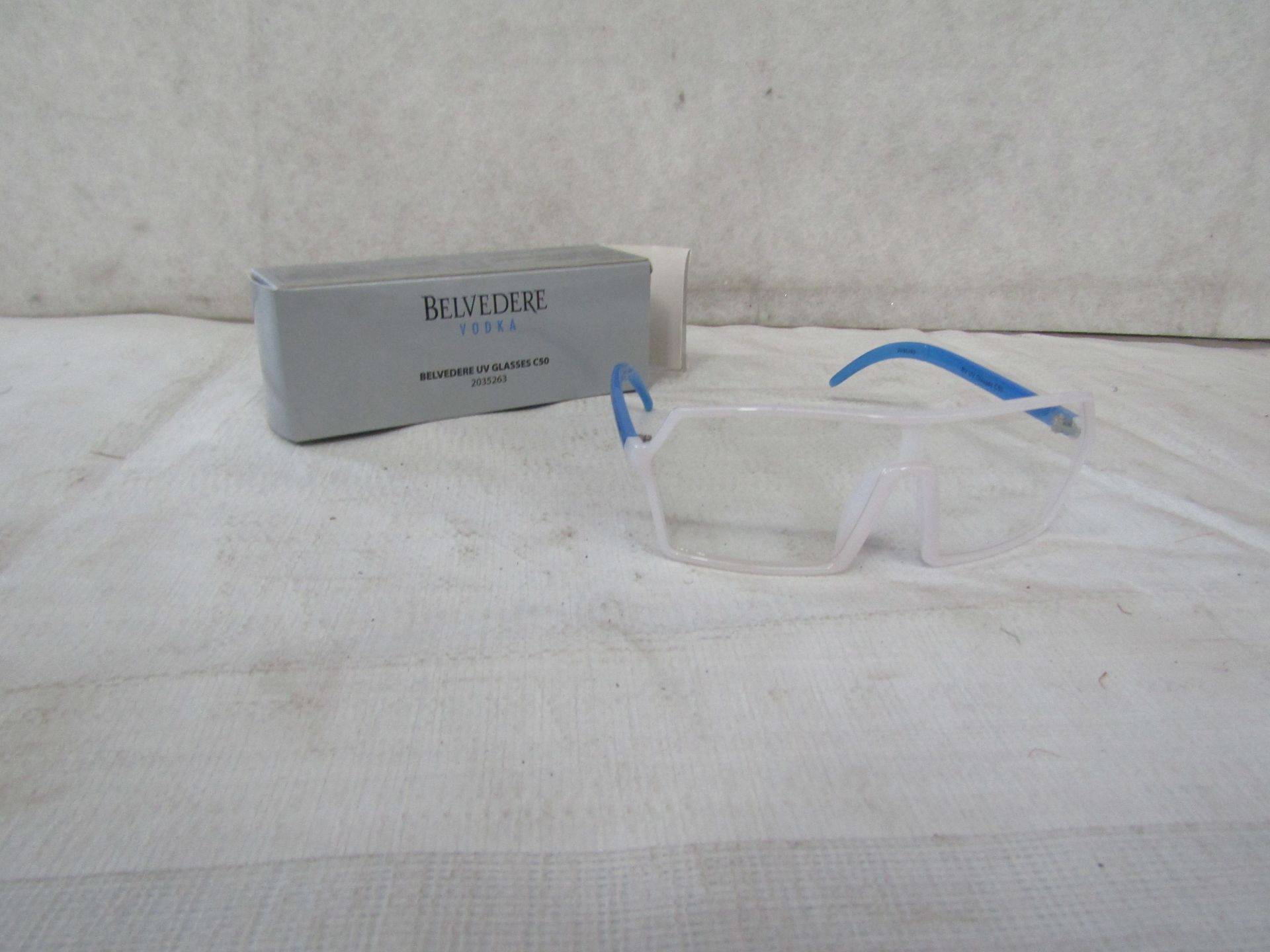 5x Belvedere Vodka - UV Glasses - New & Boxed.