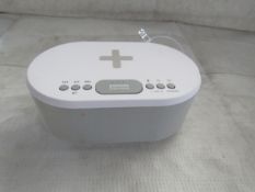 i-box Dawn Bedside Radio Alarm Clock USB Bluetooth Speaker Wireless Charging