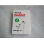 Mobile Earphones Voice Call Headset - Unchecked & Boxed.