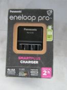 Panasonic Eneloop Pro Smart Plus Charger With 4x AA Batteries Included - Unchecked & Boxed.