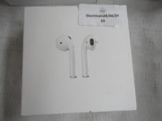 Apple AirPods With Charging Case (2nd Gen) - Tested Working & Boxed - RRP CIRCA £129.00