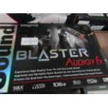 Creative Sound Blaster Audigy FX 5.1 PCIe Sound Card with SBX Pro Studio - Unchecked & Boxed - RRP