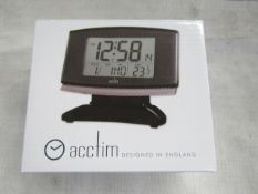 Acctim Alarm Clock - Unchecked & Boxed.