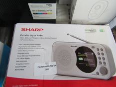 Sharp Portable Digital Radio, Unchecked & Boxed.