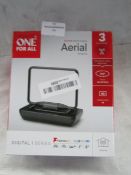 One For All SV9015 HDTV Indoor Aerial Antenna Digital 1 Series - Unchecked & Boxed.
