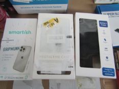 3x Items Being - 2x Phone cases - 1x Battery Case For Iphone 14 Pro Max - All Unchecked & Boxed.