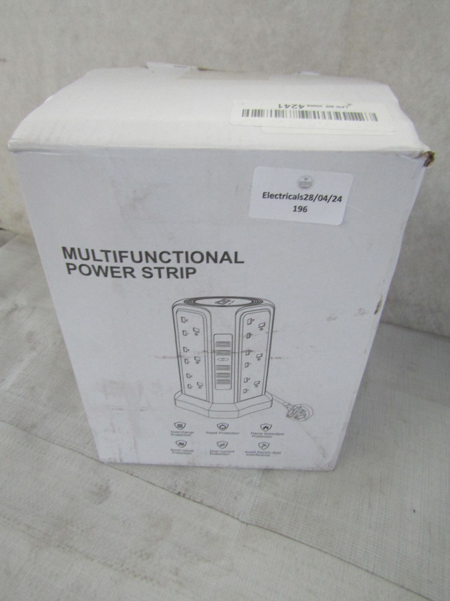 Multifunctional Power Strip, Unchecked & Boxed.