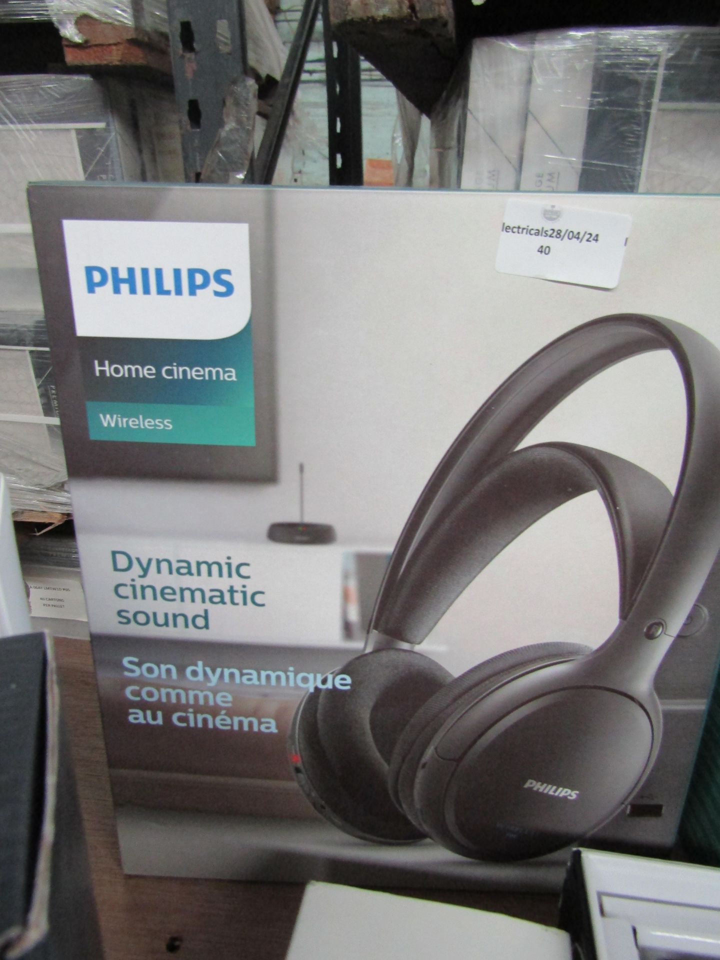 Philips Home Cinema Wireless Dynamic Cinematic Sound Headphones - Unchecked & Boxed - RRP CIRCA £