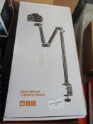 Tarion Desk Mount Camera Stand, Unchecked & Boxed.