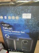 Nedis Gaming Xyalon Gaming Speaker Set, Unchecked & Boxed, RRP £ 29