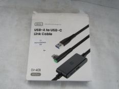 Iniu USB-A To USB-C Link Cable, Unchecked & Boxed.