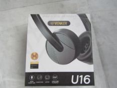 Venker U16 Wired USB Headset With Noise-Cancel Mic - Unchecked & Boxed.
