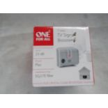 One For All 1-Way TV Signal Booster Up To 23 Db - Unchecked & Boxed.