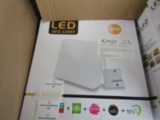 Kimjo Led UFO Ceiling Light, 36w, Cold White, Square, Unchecked & Boxed. RRP £17.