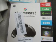 Chromecast, 4K, Unchecked & Boxed.