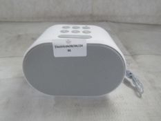 I-Box Lite Bedside Alarm Clock Radio - Untested & Boxed.