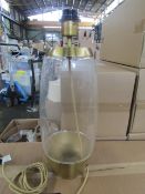 Chelsom Stockholm Brass Table Lamp, Model: SK/26/BN - Unused & Boxed.