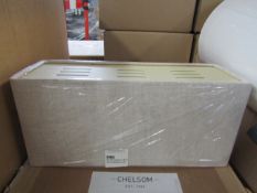Chelsom Rectangular Hemp/Natural 36cm Shade - Unused & Packaged.