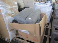 Pallet of 3 SCS grey sofa parts. Unchecked