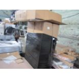 Pallet of Rattan garden furniture parts. Unchecked & boxed