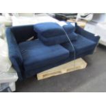 The Rebel 3 Seater Sofa Bed in Navy with Brown Legs RRP 2149 About the Product(s) The Rebel 3 Seater