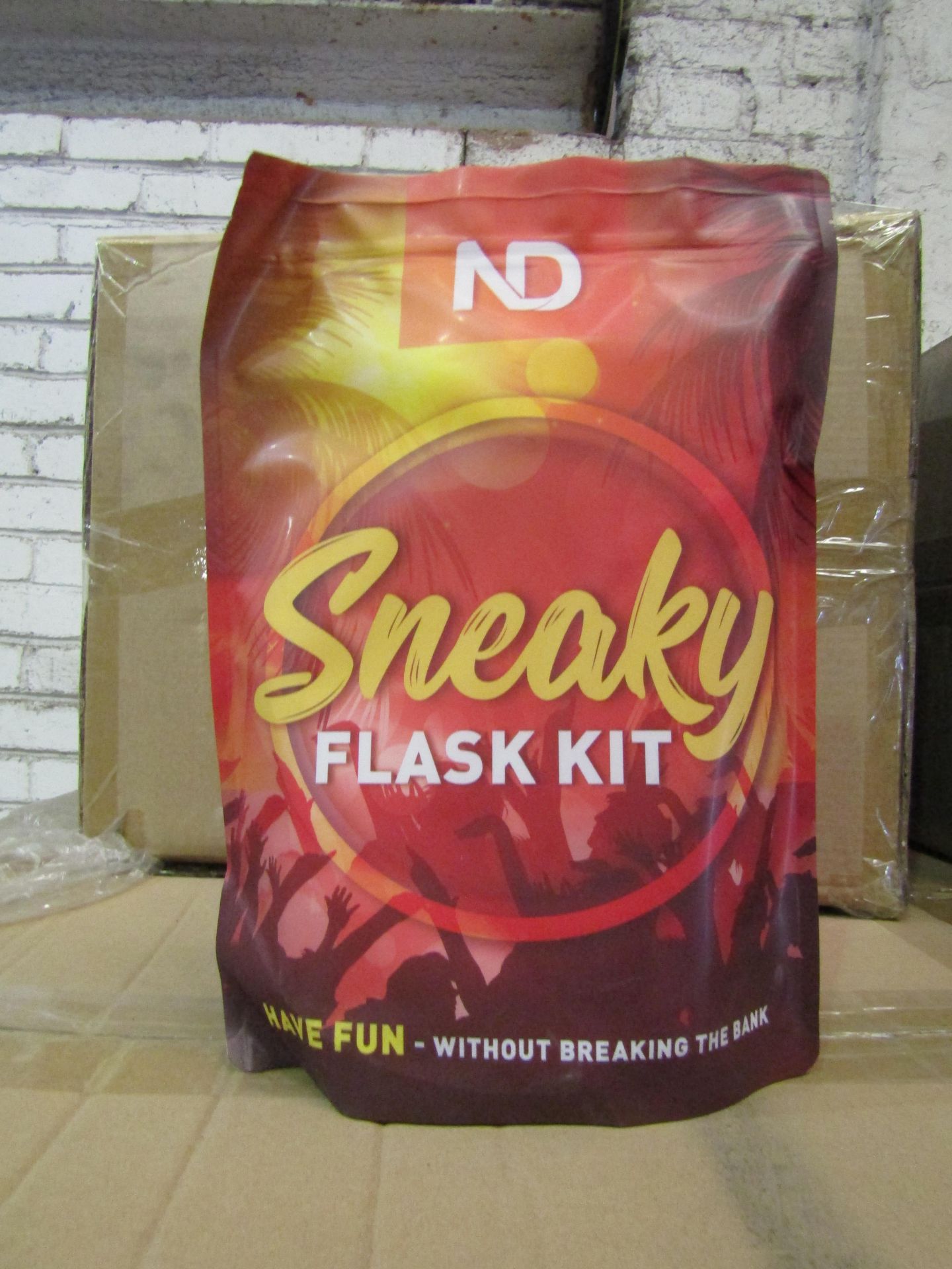 5x ND Sneaky Flask Kit - Have Fun Without Breaking The Bank - New & Packaged.