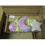 4x Bath Fizzer Trio Reach For The Stars - All New & Packaged.