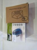 2x Items Being - 1x Tekno LED UV Insect Killing Lamp - 1x Solar Interaction Wall Lamp - Both