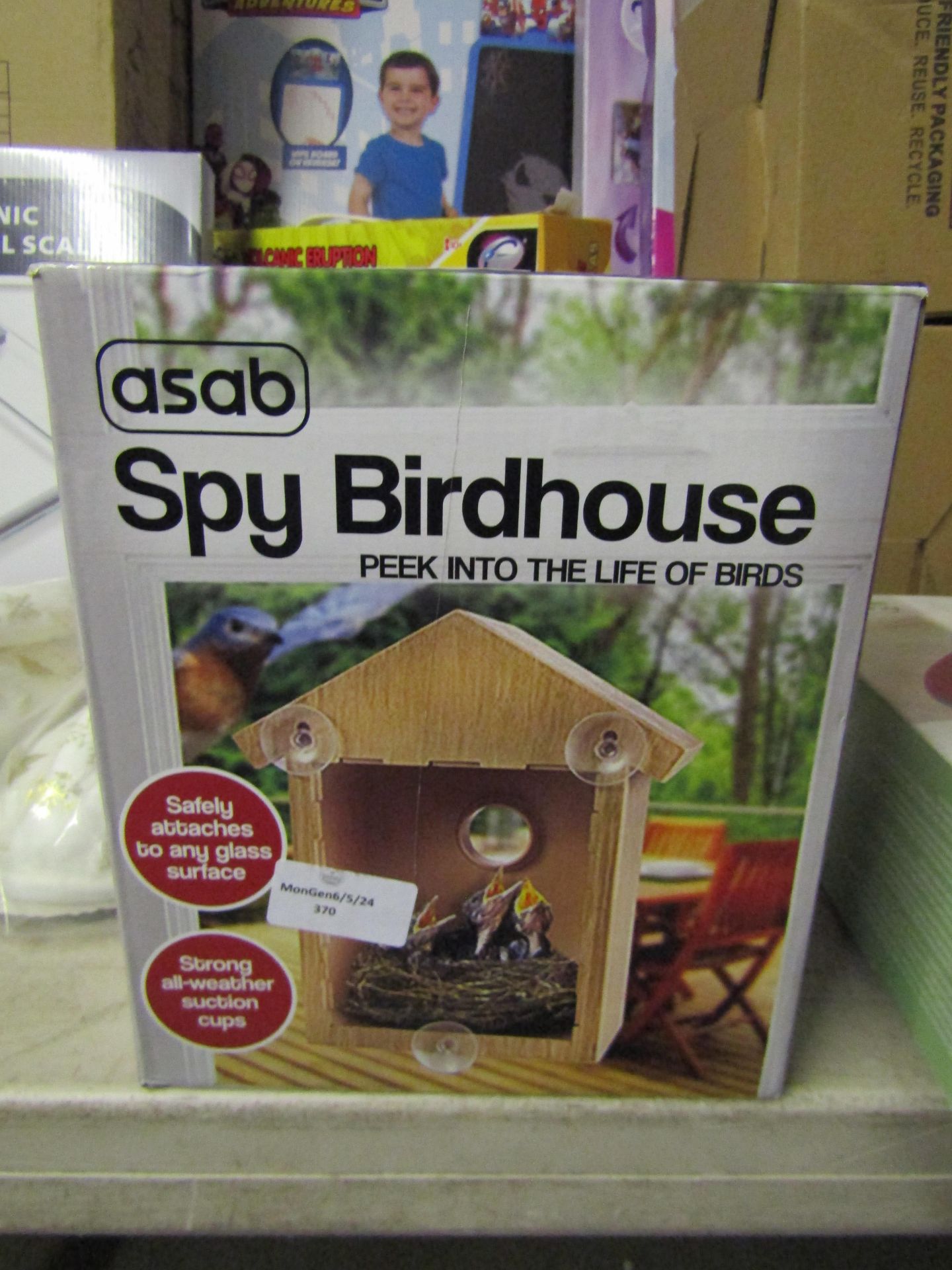 Asab Spy Birdhouse, Unchecked & Boxed.