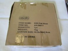 Asab 50ft Flat Hose - Unchecked & Boxed.