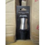 1x Box Containing 16 Cole & Mason Oil & Vinegar Flow Control Spouts, New & Packaged.