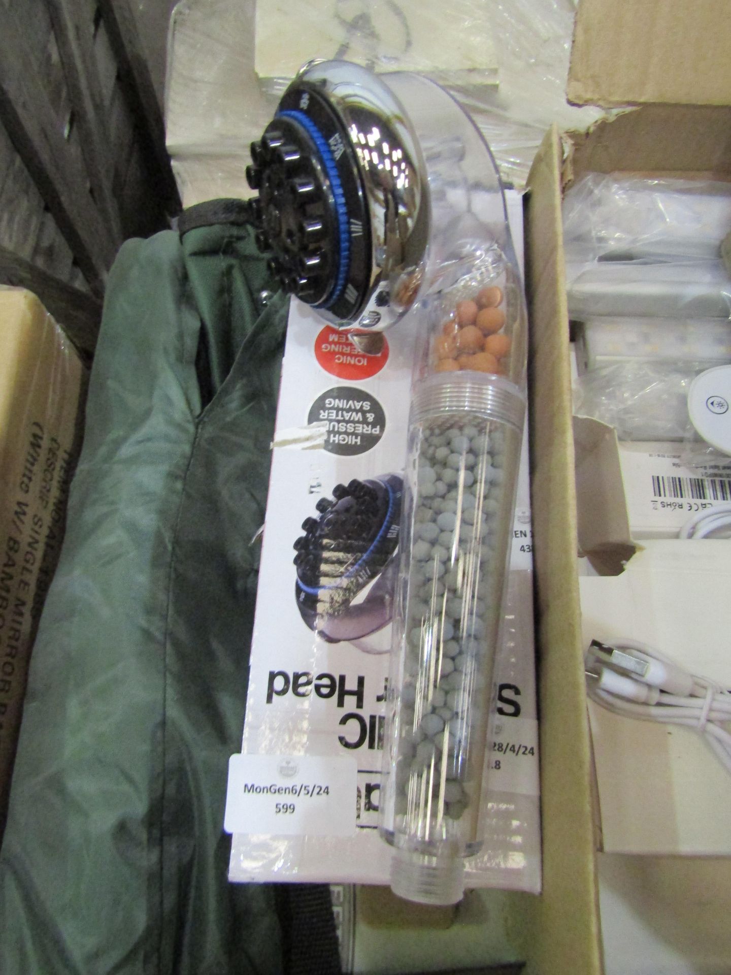 2x Asab Onic Shower Head, Unchecked & Boxed.