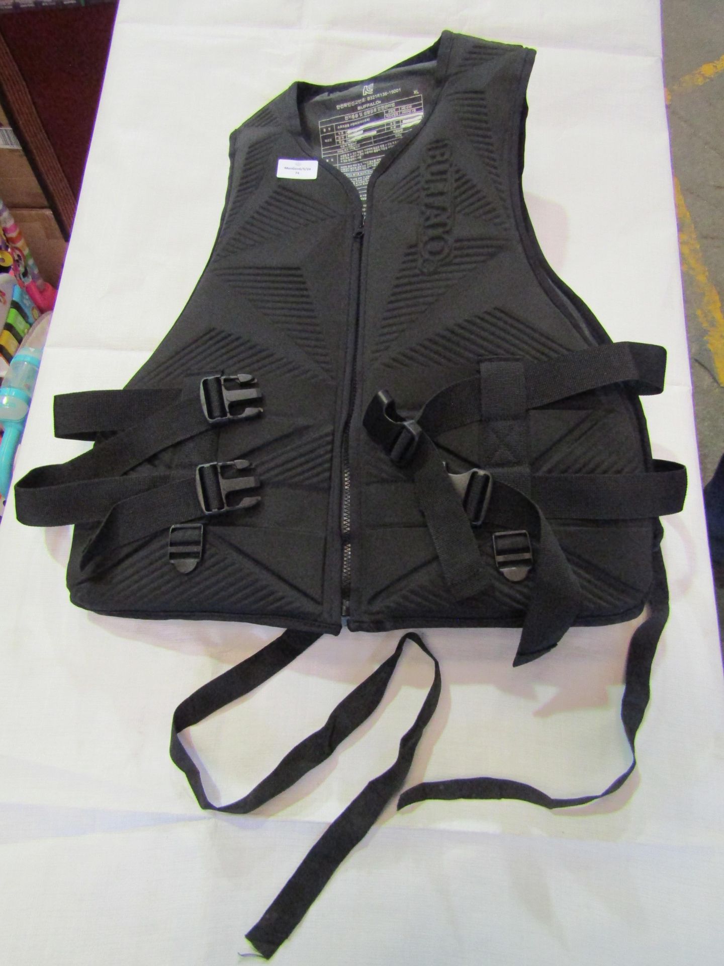 Buffalo Sports Equipment Lifesaving Suit, Size: XL (Buoyancy Aid Suit) - Unused.