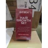 5x Gifbea Hair Growth Set( Rosemary Oil/Serum For Hair Growth) New & Packaged Use Within 12 Months