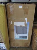 Under Sink Bathroom Cabinet Grey With Bamboo Top, Size: 60x30x60cm - Unchecked & Boxed.