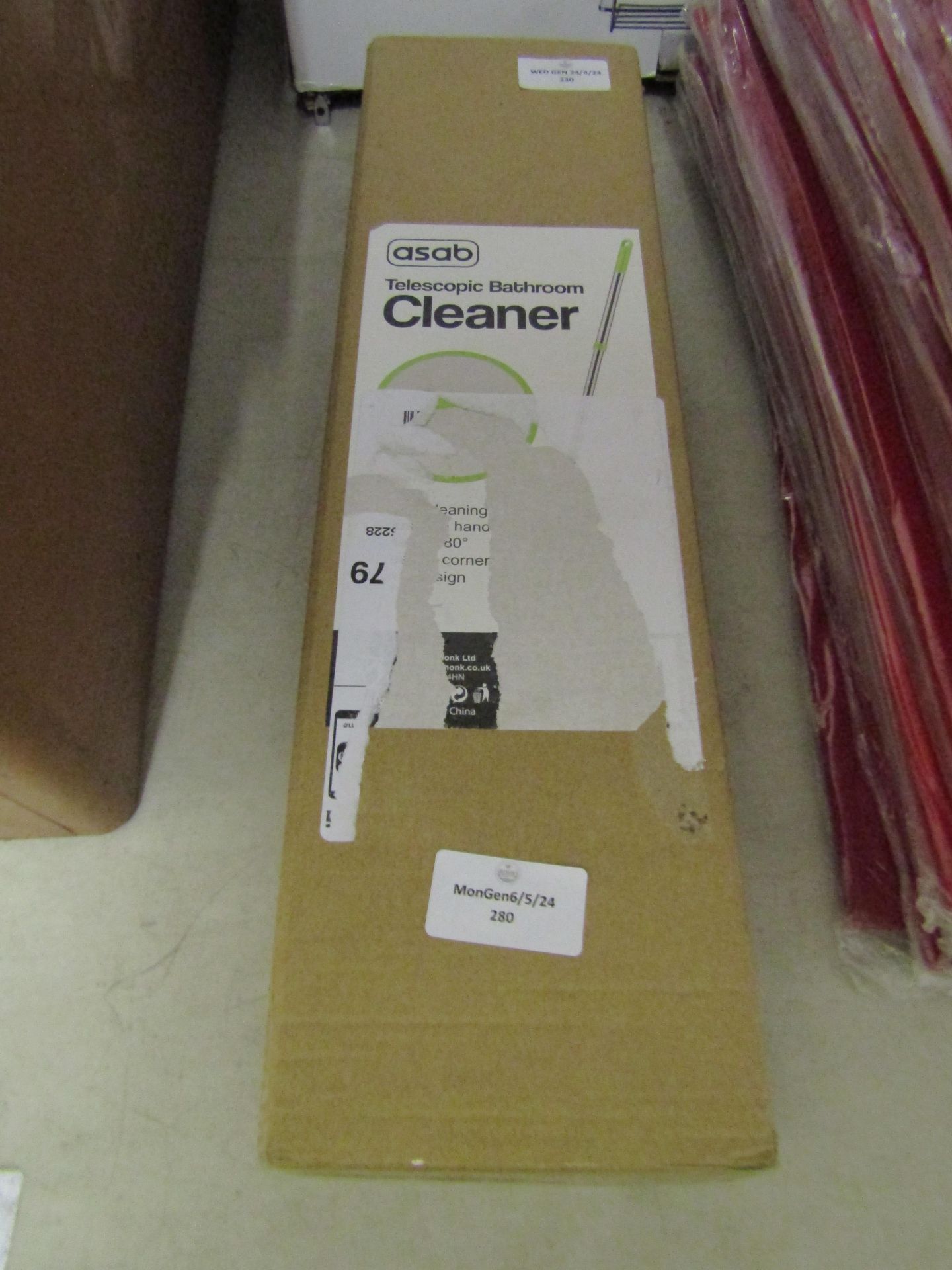 Asab Telescopic Bathroom Cleaner - Unchecked & Boxed.