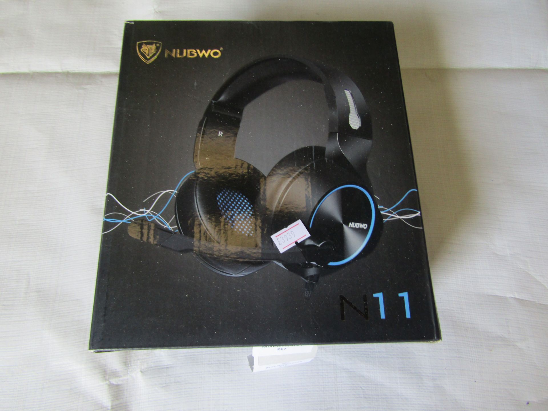 NUBWO Gaming Headset, N11 USB Headset with Microphone, Virtual 7.1 Surround Sound Gaming