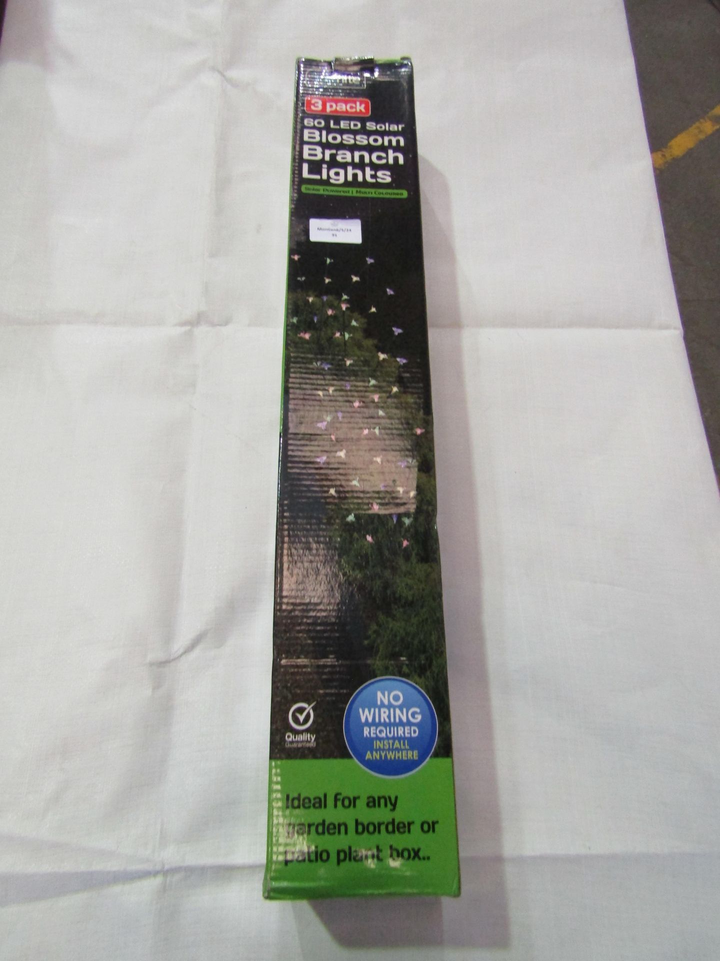 Solanite 3 Pack 60 LED Blossom Branch Lights - Unchecked & Boxed.