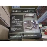 Springo Half Step With Anti-Slip Platform - Unchecked & Boxed.