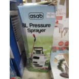 Asab 8L Pressure Sprayer, Unchecked & Boxed.
