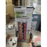 Asab 24 Capacity Coffee Capsule Rotating Dispenser - Unchecked & Boxed.