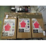3x Asab Kids Plush Animal Fleece Hoodies, Colours: 2 Pink & 1 Green - All Unchecked & Boxed.