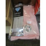 3x Items Being - 2x ED 100% Polyester Easy To Hang Voile Panel Pink, Sizes: 58" x 54" - 1x Optimal