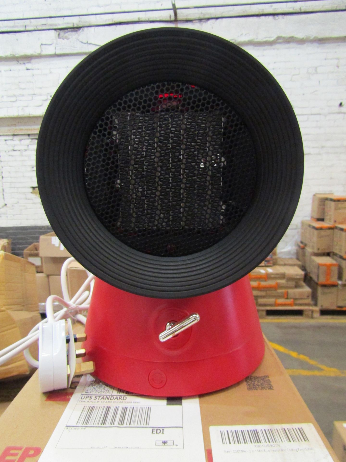 Costway Portable Fan Heater, Good Condition & Boxed.
