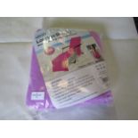 2x Asab Lounge Buddy Beach Towel Bag With Dual Pockets Pink, Size: 186x61cm - Unchecked & Packaged.