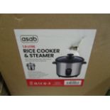 Asab 1.8L Rice Cooker & Steamer, Unchecked & Boxed.