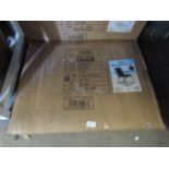 2x Asab Spring Beach Chair, Black - Unchecked & Boxed.