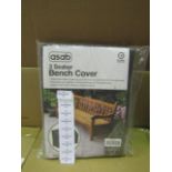 Asab 3 Seater Bench Cover, Size: 162 x 66 x 89 - Unchecked & Packaged.